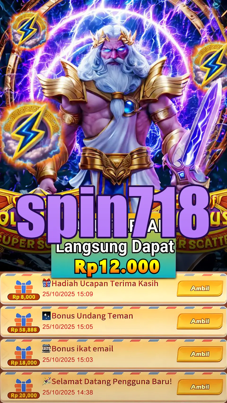 spin718 Preview - Resmi Unduh